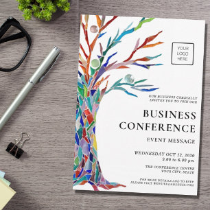 Invitación Conferencia de Negocios Logo