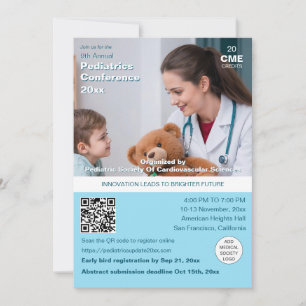 Invitación Conferencia Médica de Pediatría