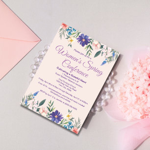 Invitación Conferencia o Evento de Retiro de Mujeres de la Ig