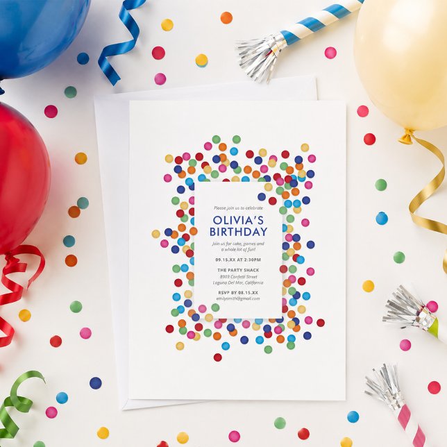 Invitación Confeti (Subido por el creador)