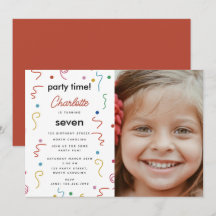 Confeti de Fiesta de Cumpleaños de Colores Tiempo