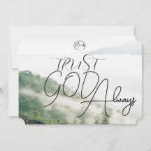 "Confía en Dios siempre"