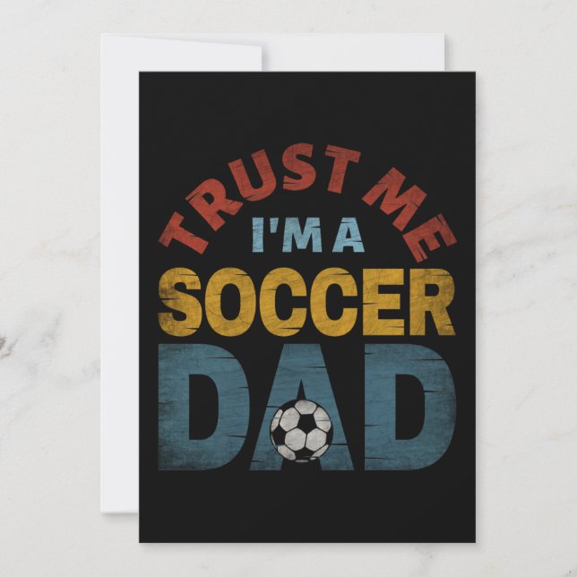 INVITACIÓN CONFÍA EN MÍ SOY UN PAPÁ DE FÚTBOL (Anverso)