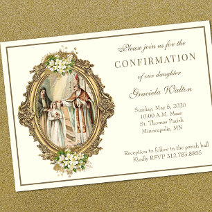 Invitación Confirmación católica de la Escritura del Espíritu