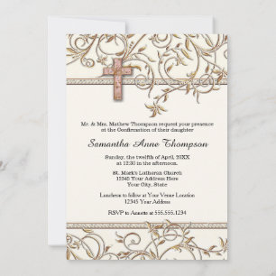 Invitación Confirmación cruzada del Chica Glam Old Hollywood