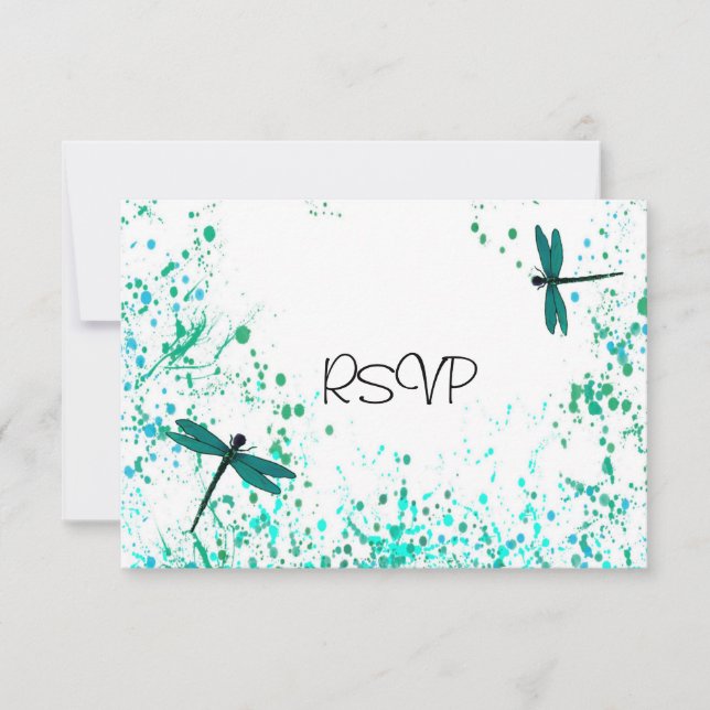 Invitación Confirmación de asistencia a la recepción de boda  (Anverso)