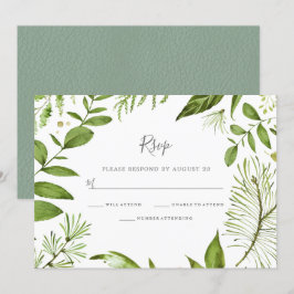 Invitación Confirmación de asistencia para boda de verano pri