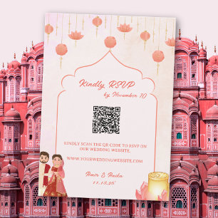 Invitación Confirmación de asistencia para boda temática de f
