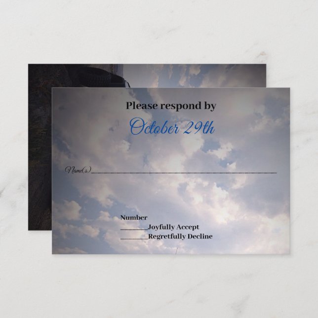 Invitación Confirmación de boda GP Off Road 4X4 (Anverso / Reverso)