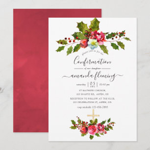 Invitación Confirmación de Navidad