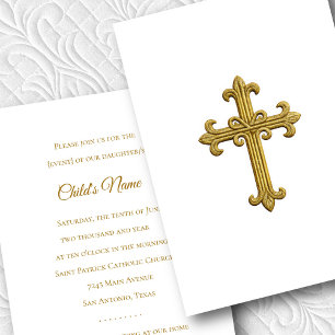 Invitación Confirmación del bautismo 1ª Cruz de Oro de la Com