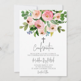 Invitación Confirmación floral