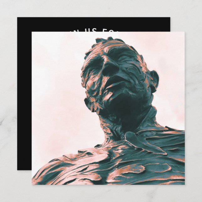 Invitación Confluencia de David Zahn (Anverso / Reverso)