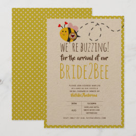 Invitación CONGELACIÓN por LLEGAR A BRIDE2BEE Ducha de novia
