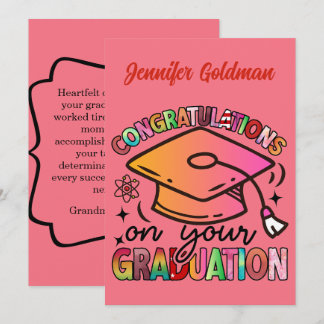 Invitación Congratulations on Graduation