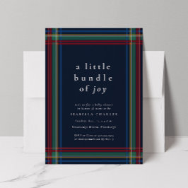 Invitación Conjunto de alegría Navidades clásicos ducha de be