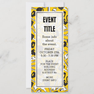 Invitación Conjunto de llaves de fondo