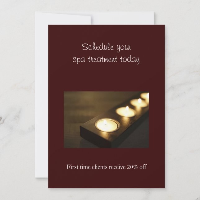 Invitación Conjunto de Velas Votivas (Anverso)