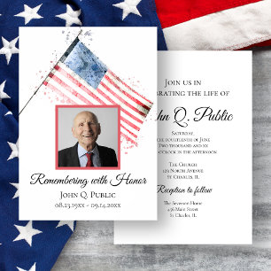 Invitación Conmemoración de la Bandera Americana en Memoria