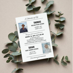 Invitación Conmemoración de la vida negra gris moderna