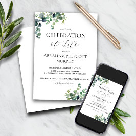 Invitación conmemorativa a Eucalyptus