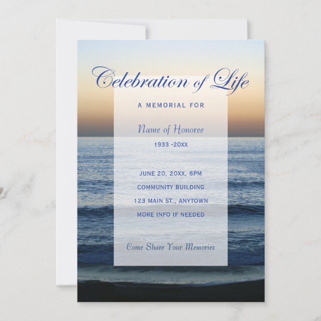 Invitación conmemorativa a la celebración de la vi (Anverso)