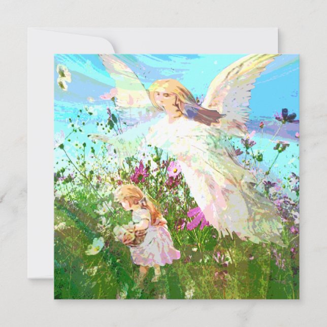 Invitación conmemorativa | Ángel de la guarda (Anverso)