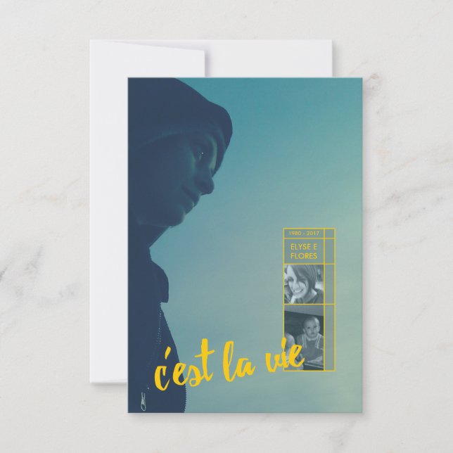 invitación conmemorativa c'est la vie (Anverso)