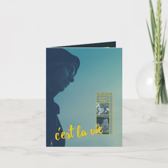 invitación conmemorativa c'est la vie (Anverso)