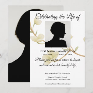 invitación conmemorativa de jazmín