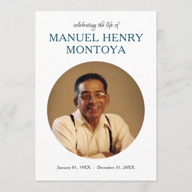 invitación conmemorativa de la foto del círculo ce (Anverso)