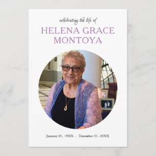 invitación conmemorativa de la foto del círculo ce