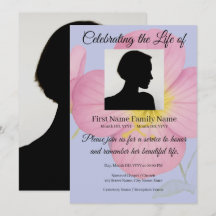 invitación conmemorativa de la prímula nocturna