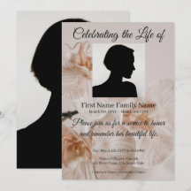Invitación conmemorativa de orquídea