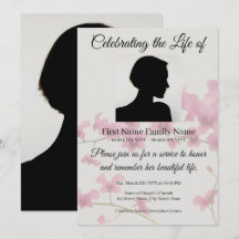 invitación conmemorativa de orquídea Dendrobium