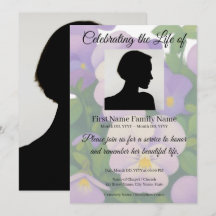 invitación conmemorativa de pensamiento