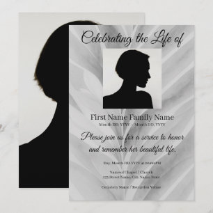 invitación conmemorativa gris