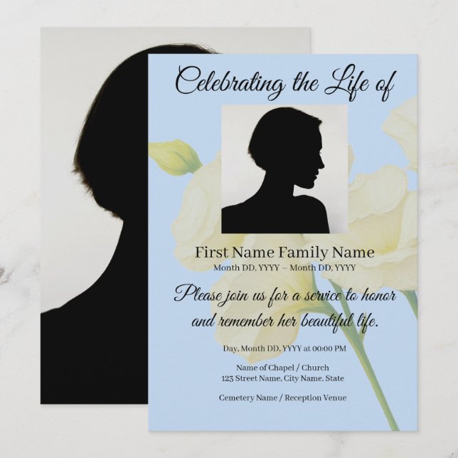 invitación conmemorativa Rosa Amarilla (Anverso / Reverso)