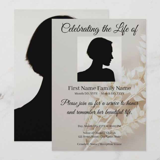 invitación conmemorativa Ruscus (Anverso / Reverso)