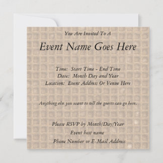 Invitación Cono de gofre