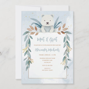 Invitación Conoce al bebé chico