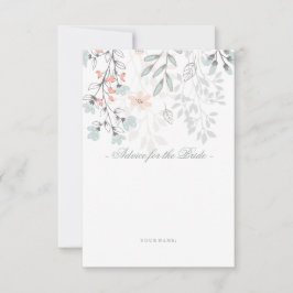 Invitación Consejo Botánico de Ducha para Novia