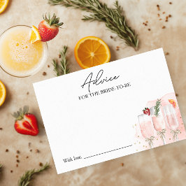 Invitación Consejo de ducha de novia de Mimosa