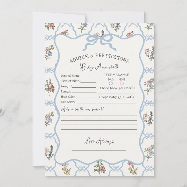 Invitación Consejo de ducha floral para el Fiesta del jardín  (Anverso)