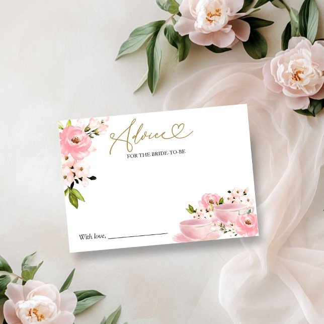 Invitación Consejo de Fiesta de té de novia de Rubor para la  (Subido por el creador)