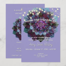 Invitación Consejo de Hojas | Arte Mandala P&B