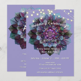 Invitación Consejo de Hojas | Arte Mandala P&B