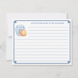 Invitación Consejo De La Calabaza De Baby Shower De Otoño Par