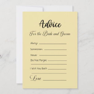 Invitación Consejo Para La Novia Y La Vainilla Del Groom
