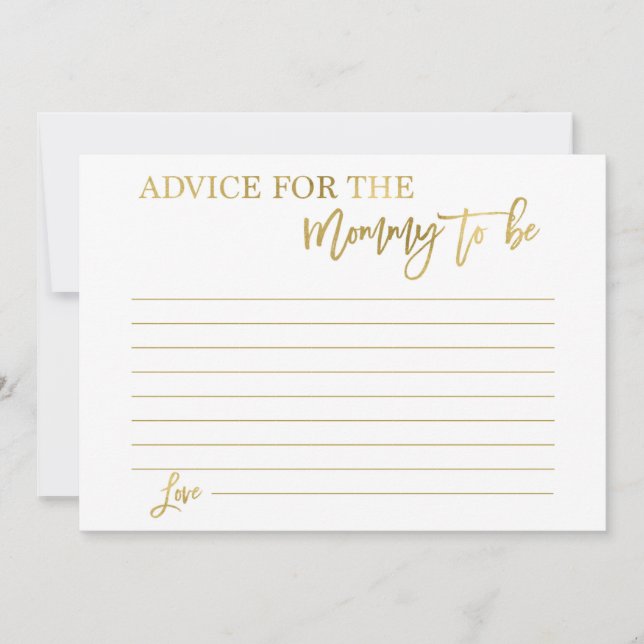 Invitación Consejo para que la madre sea (Anverso)